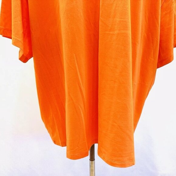NWT TEK GEAR Women Short Sleeve Crew Neck On the Go Gear Orange Shirt Plus Sz 3X - Picture 11 of 12